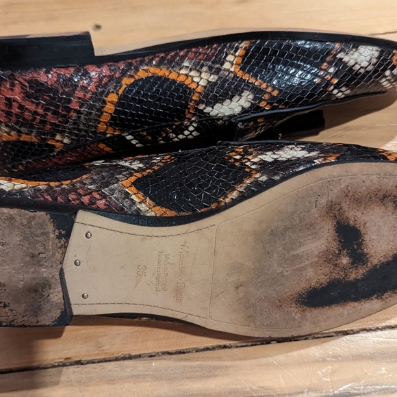 Massimo Dutti animal print loafers flats size 5 - Picture 4 of 5